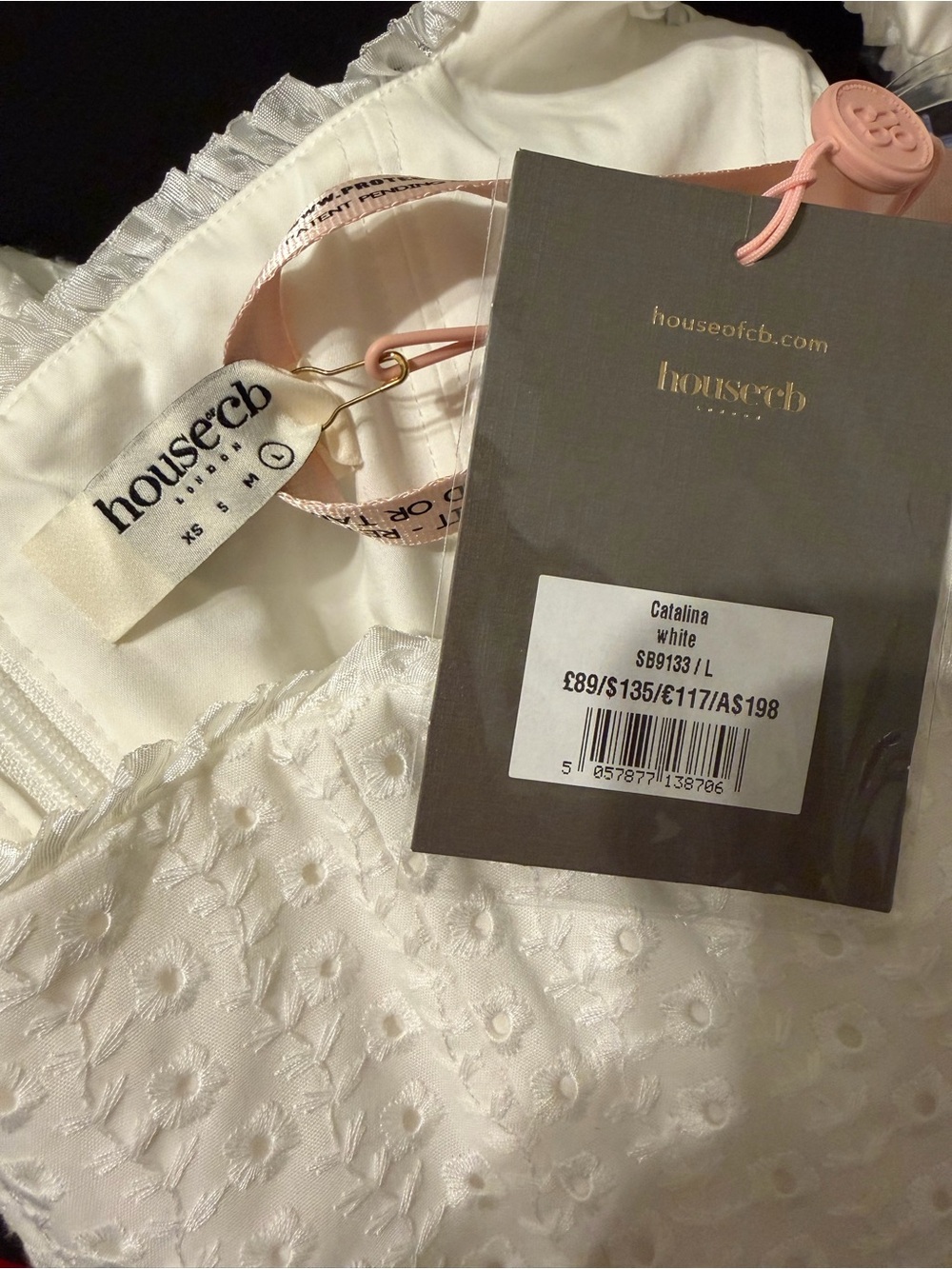 ❤️‍🔥Firm Price❤️‍🔥House of CB Catalina White corset - Picture 9 of 13